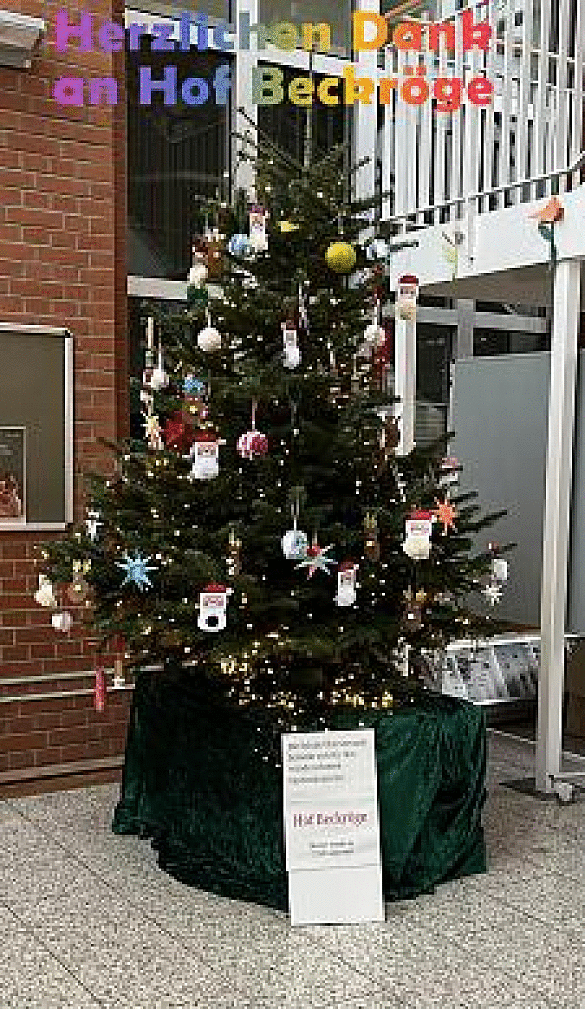 Geschmückter Tannenbaum 